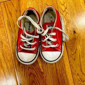 Toddler Red Size 8 Converse GUC